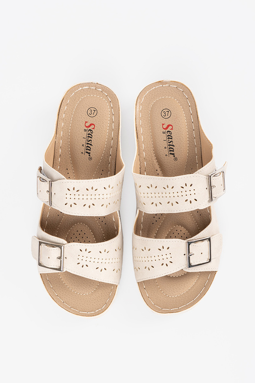 Sandalīši uz zemas platformas ar...