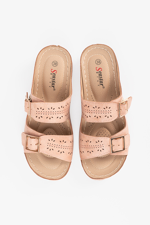 Sandalīši uz zemas platformas ar...