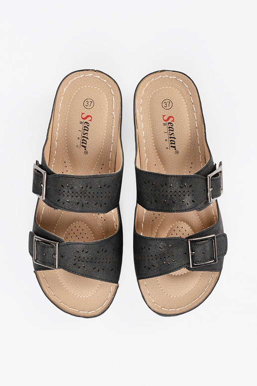 Sandalīši uz zemas platformas ar...