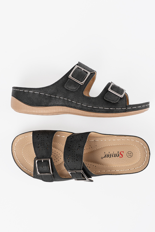 Sandalīši uz zemas platformas ar...