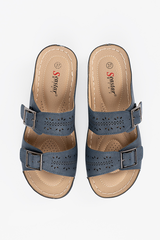 Sandalīši uz zemas platformas ar...