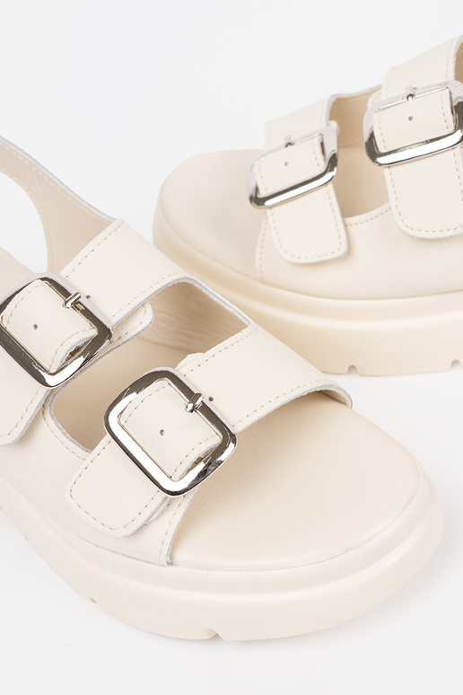 Smēru krāsas klasiskās sandales ar...