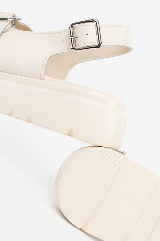 Smēru krāsas klasiskās sandales ar...