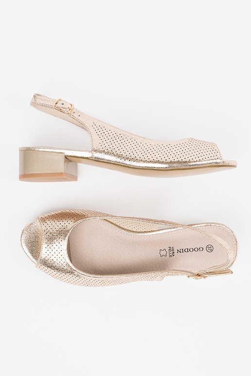 Zelta krāsas caurumiņu sieviešu...