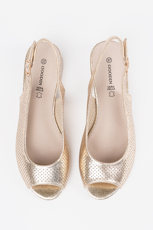 Zelta krāsas caurumiņu sieviešu...