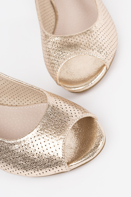 Zelta krāsas caurumiņu sieviešu...