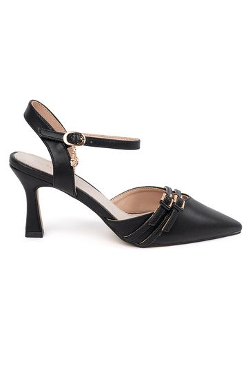 Melni augstpapēžu kurpes