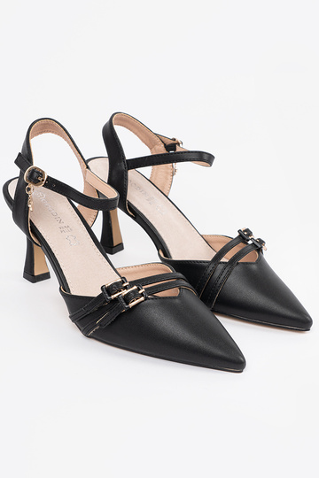 Melni augstpapēžu kurpes 2