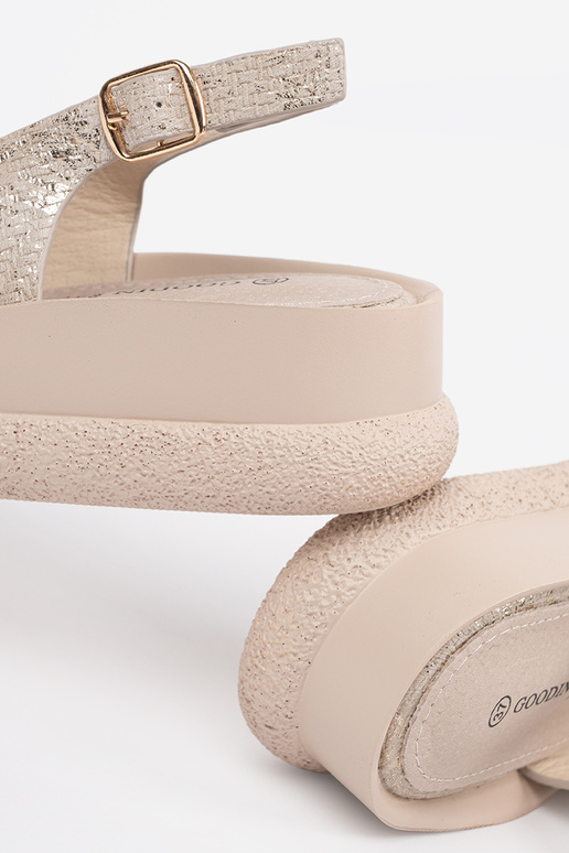 Tumši pelēki brūnas sandales ar...