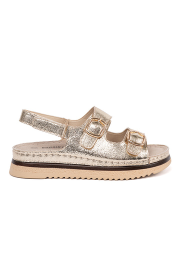 Aukstā krāsā sandales ar...