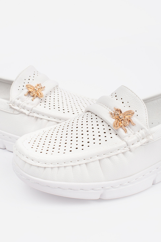 ivora krāsas caurspīdīgi mokasinā ivora krāsas caurspīdīgi mokasinā