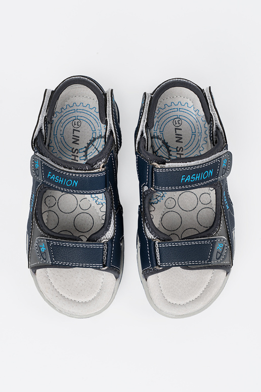 Tumši zili zēnu sandales