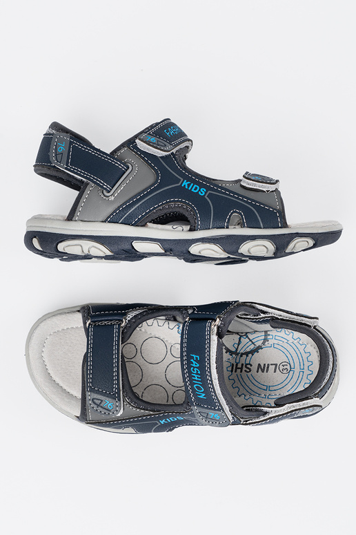 Tumši zili zēnu sandales