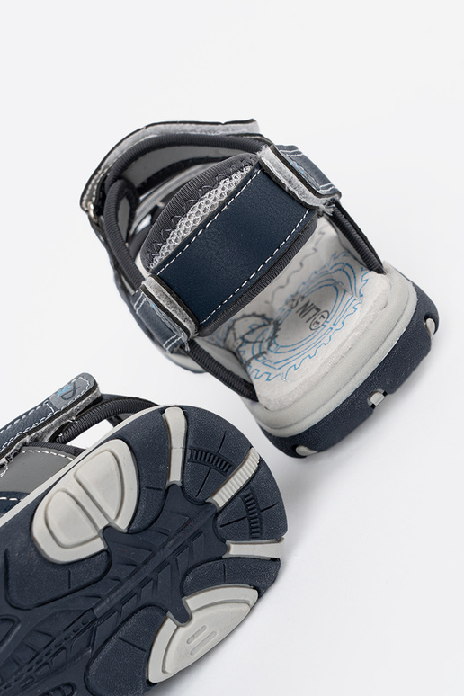 Tumši zili zēnu sandales