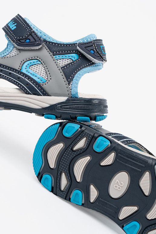 Tumši zili zēnu sandales