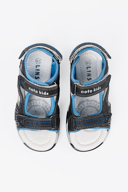 Melni zēnu sandales