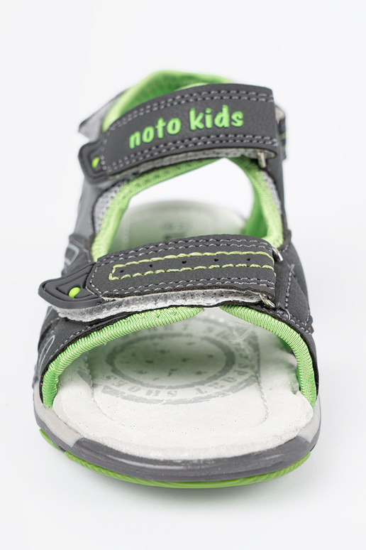 Pelēki zēnu sandales