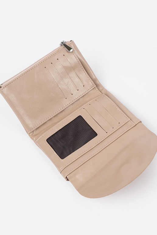 Spilgti smilšu krāsas sieviešu maciņš