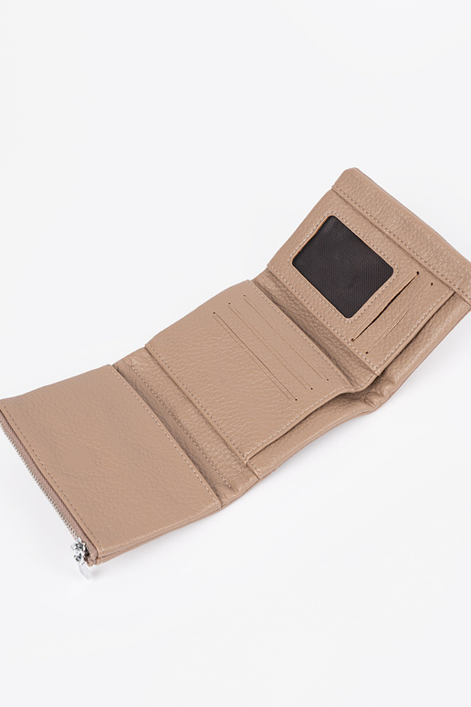 Smilšu krāsas sieviešu maks no...