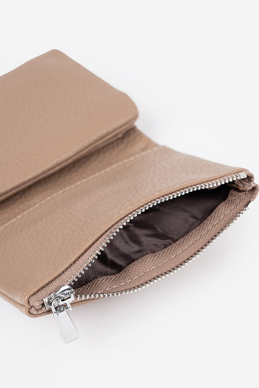 Smilšu krāsas sieviešu maks no...