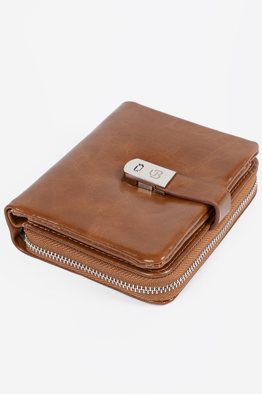 Brūnas krāsas eleganta sieviešu maks