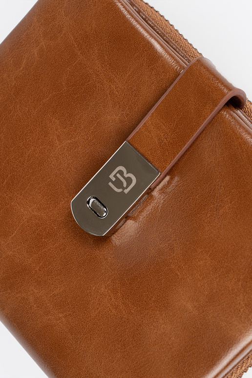 Brūnas krāsas eleganta sieviešu maks