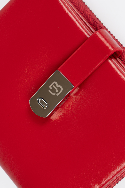 Sarkanas krāsas eleganta sieviešu maks