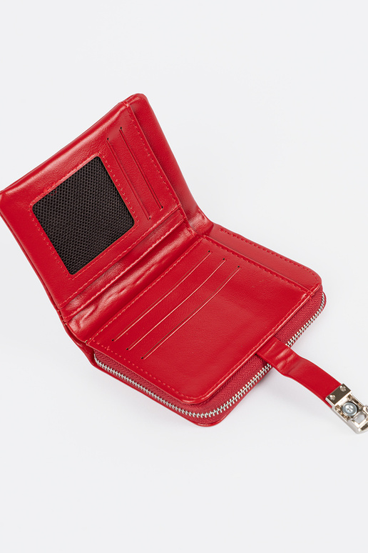 Sarkanas krāsas eleganta sieviešu maks