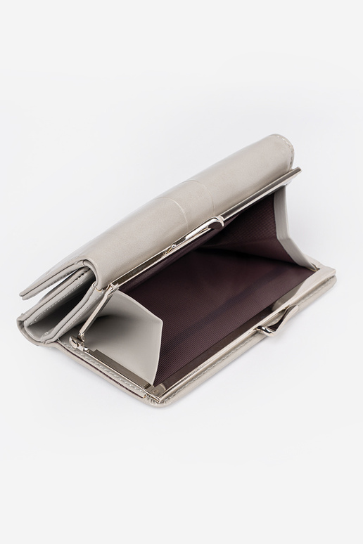 Pelēkas krāsas sieviešu maks no...