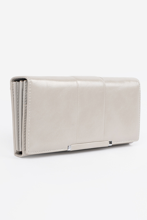 Elegants pelēks sieviešu maks