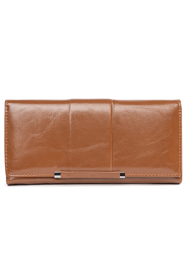 Elegants brūns sieviešu maks