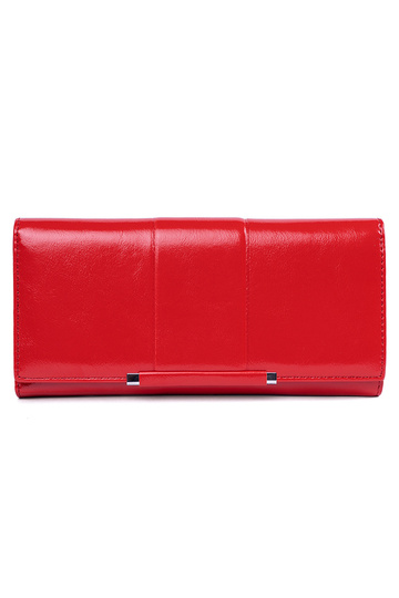 Elegants sarkans sieviešu maks