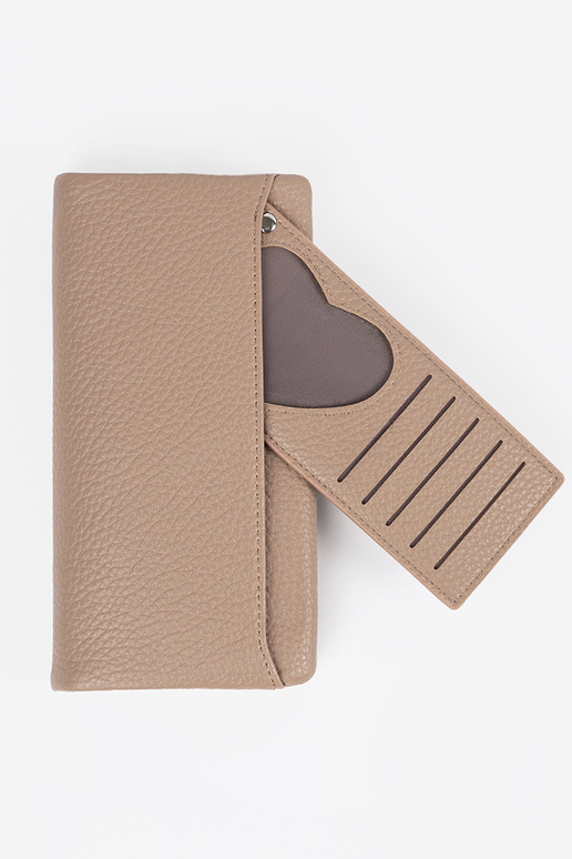 Liels sieviešu maciņš dramblija krāsā