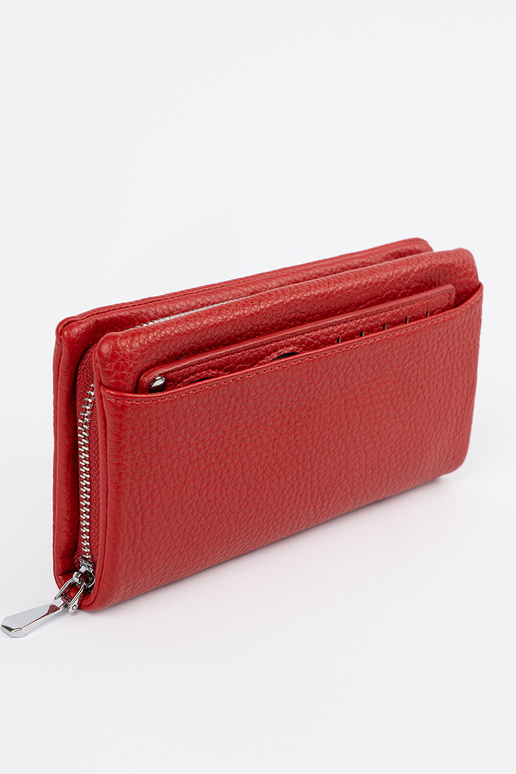 Liels sieviešu maciņš sarkanā krāsā