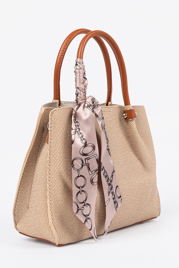 Pelēka maza soma ar rokturi 2