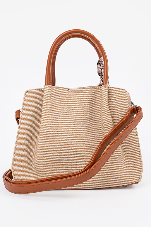 Pelēka maza soma ar rokturi