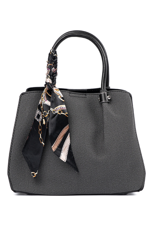 Melna vidēja izmēra rokassoma ar...