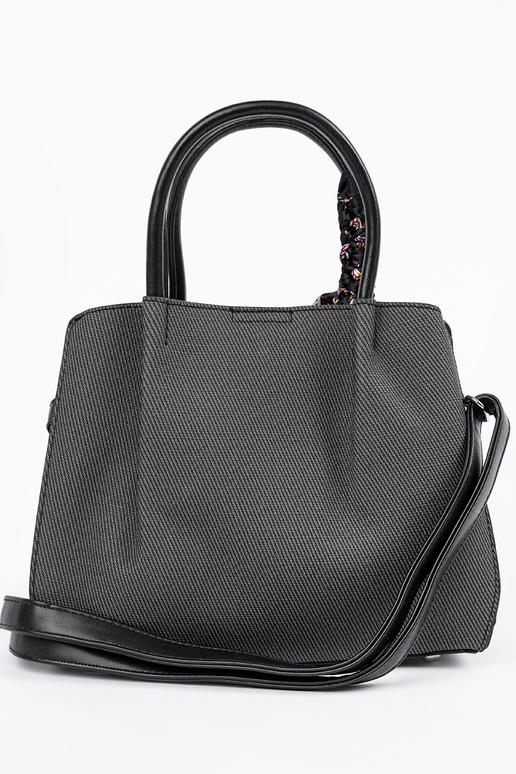 Melna vidēja izmēra rokassoma ar...