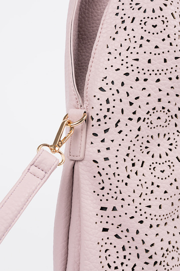 Rozā caurspīdīga sieviešu soma 2