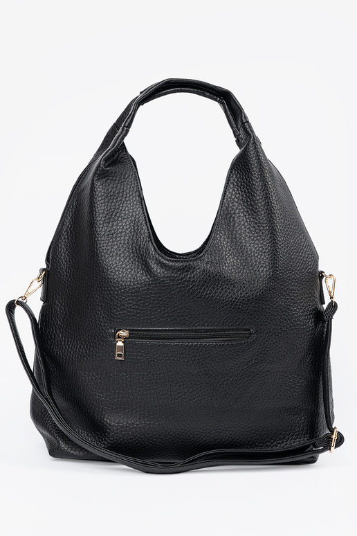 Melna caurspīdīga sieviešu soma