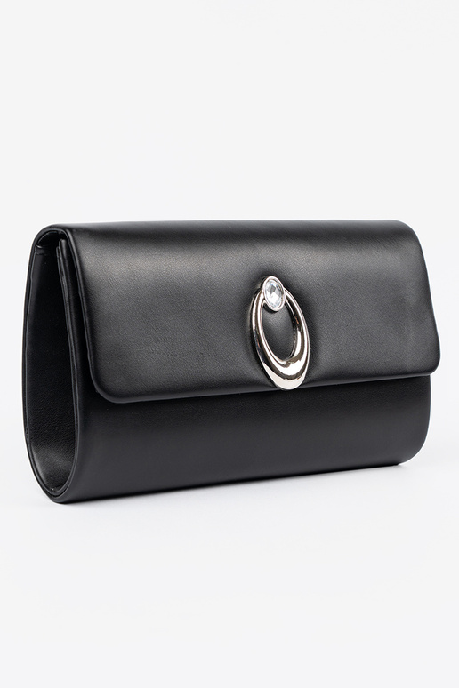 Melna aploksnes tipa soma ar sudraba...