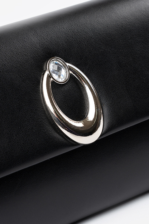 Melna aploksnes tipa soma ar sudraba...