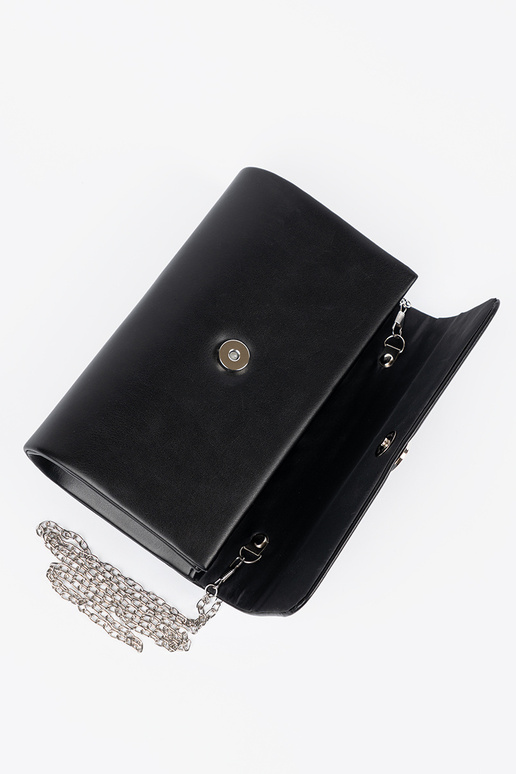 Melna aploksnes tipa soma ar sudraba...