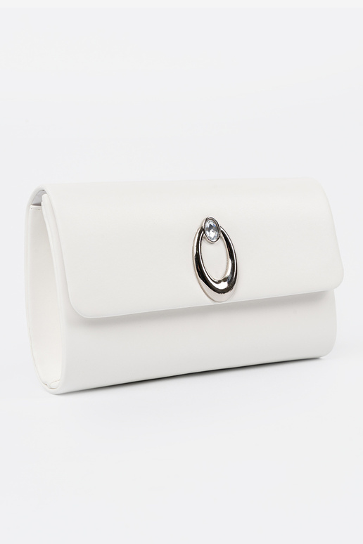 Balta aploksnes tipa soma ar sudraba...