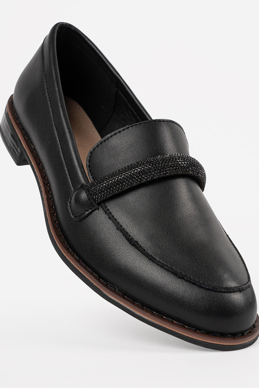 Melni mokasīni sievietēm ar ādas... Melni mokasīni sievietēm ar ādas...