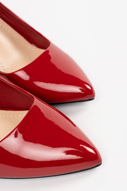 Sarkani ādas sieviešu augstpapēžu...