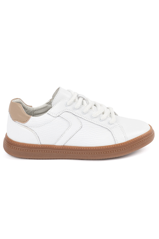 Baltie ādas sieviešu sporta apavi...