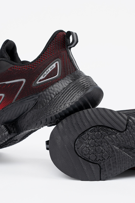 Melns-sarkans sieviešu apavi Melns-sarkans sieviešu apavi