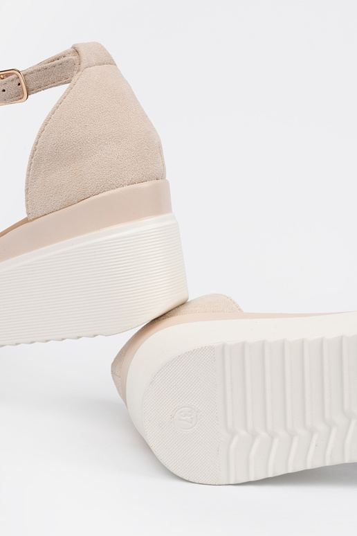 Ziloņkaula krāsas kurpes sieviešu na...