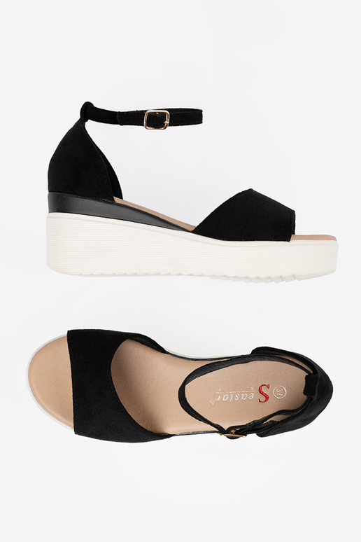 melnas krāsas kurpes sieviešu na...